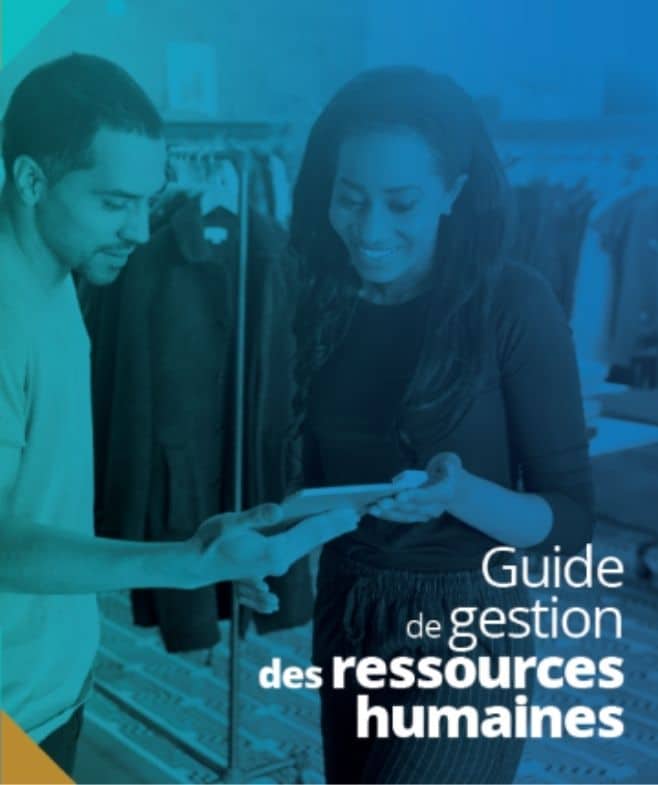 Cover of the human ressources guide for retailers