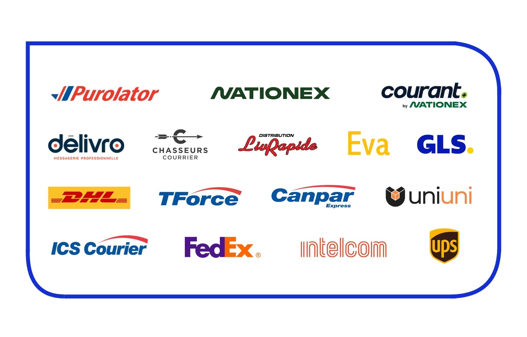 Partenaires logistiques - Envoi Québec - Livraison de colis